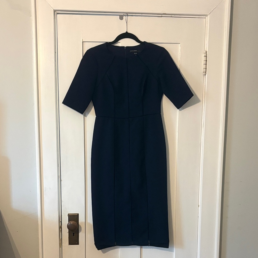 Elegant Maggy London Navy Blue Dress